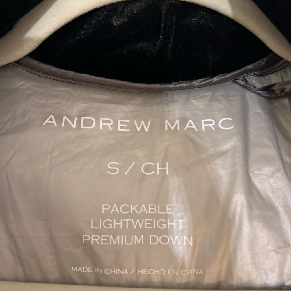 Andrew Mark Down Packable Puffer Coat Designer Ed… - image 5